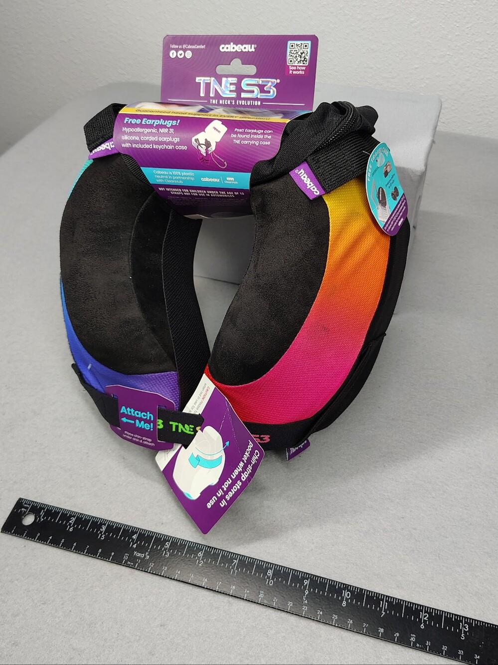 TNE S3 Gradient Travel Neck Pillow - Multi/Black
